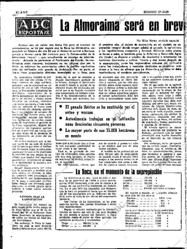 ABC SEVILLA 27-10-1985 página 52