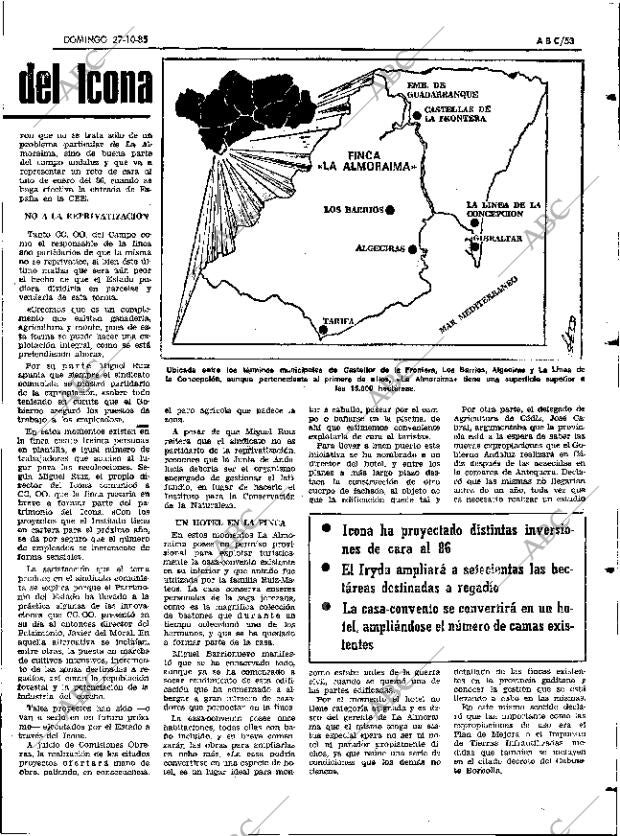 ABC SEVILLA 27-10-1985 página 53