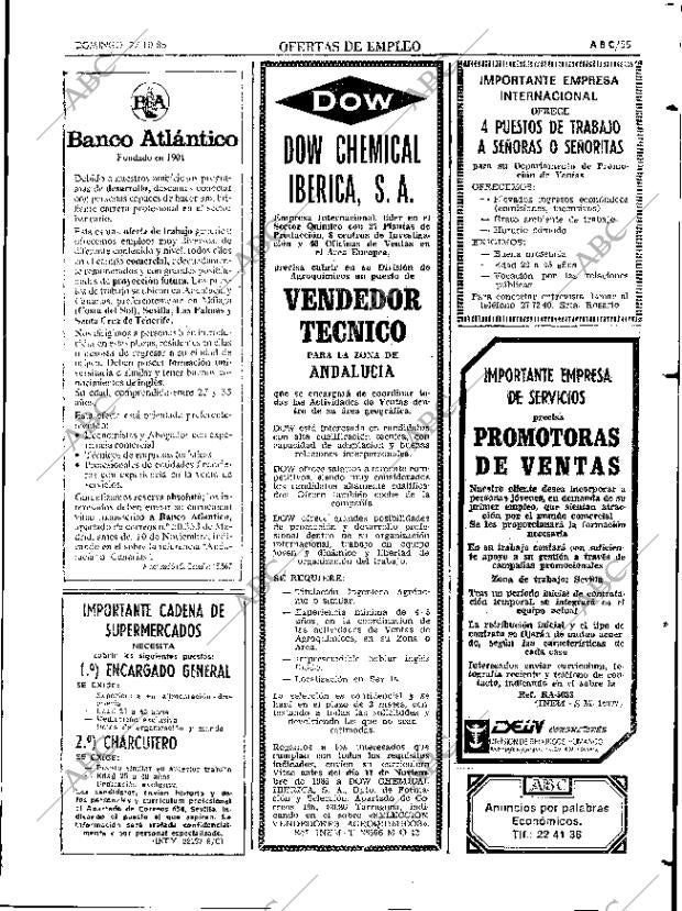 ABC SEVILLA 27-10-1985 página 55