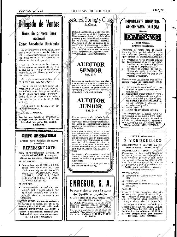 ABC SEVILLA 27-10-1985 página 57