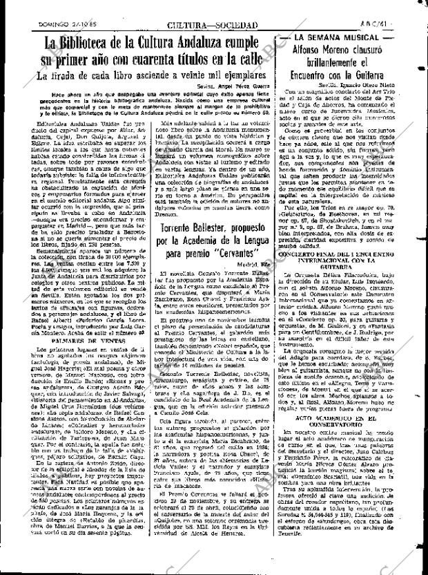 ABC SEVILLA 27-10-1985 página 61