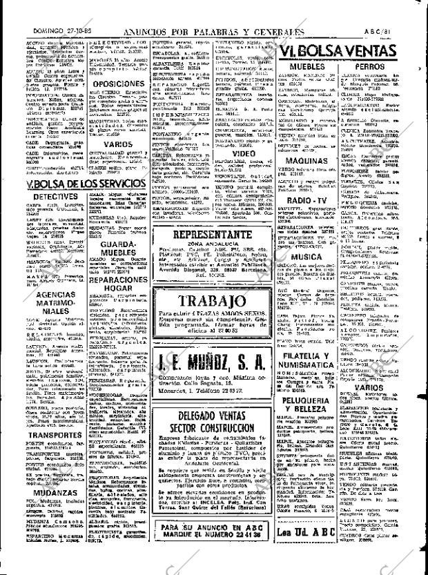 ABC SEVILLA 27-10-1985 página 81