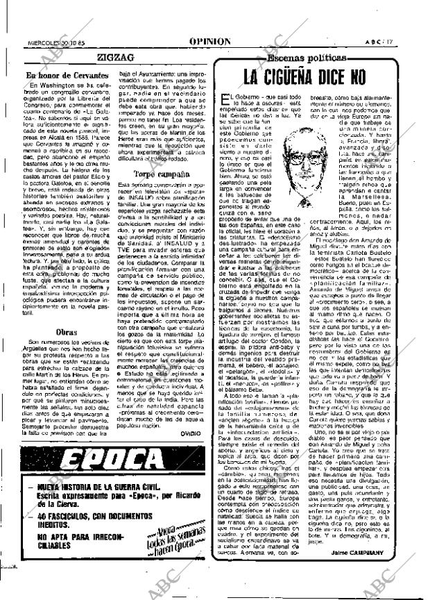 ABC MADRID 30-10-1985 página 17