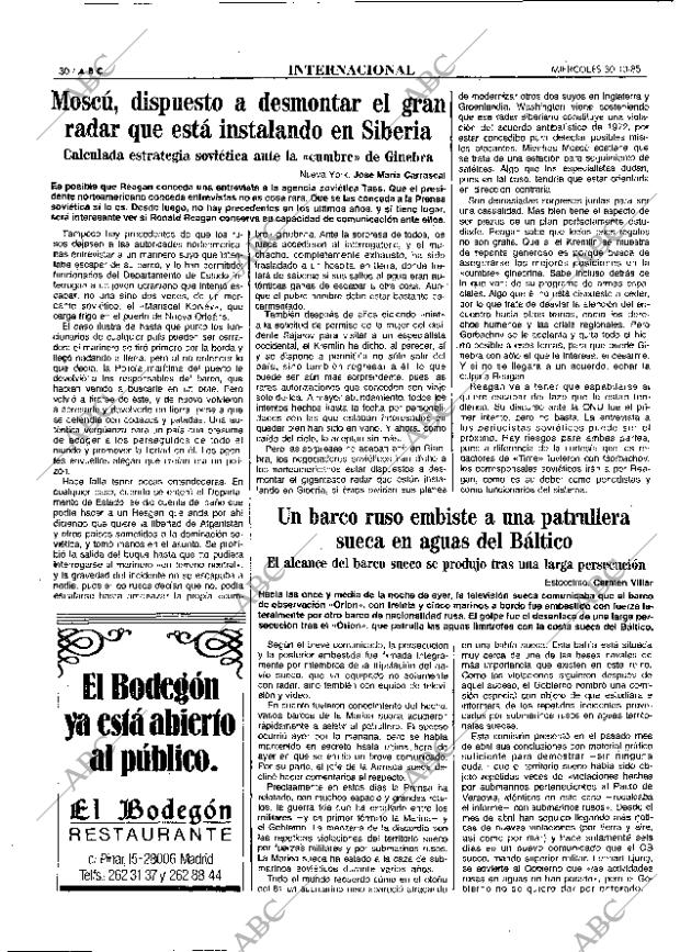 ABC MADRID 30-10-1985 página 30