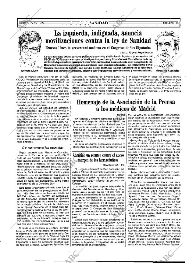 ABC MADRID 30-10-1985 página 45