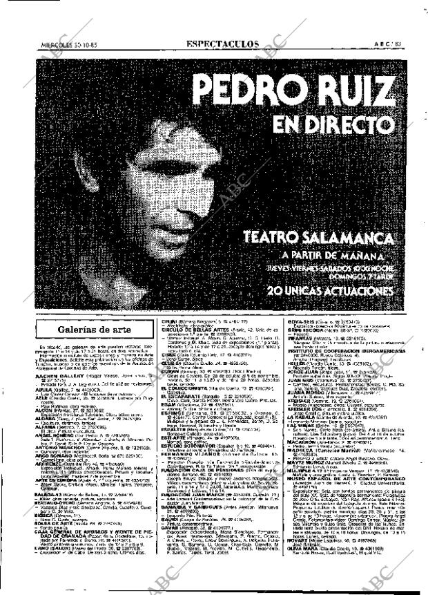 ABC MADRID 30-10-1985 página 83