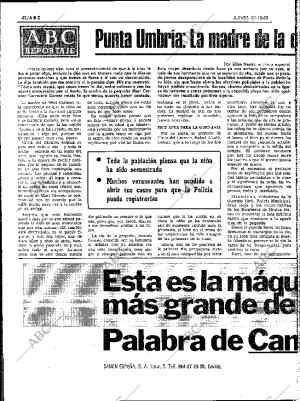 ABC SEVILLA 31-10-1985 página 42