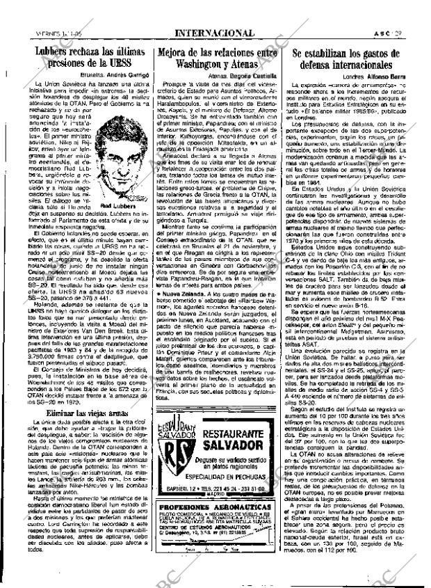 ABC MADRID 01-11-1985 página 29