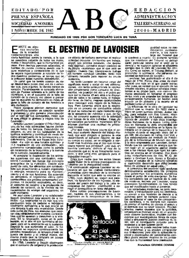 ABC MADRID 01-11-1985 página 3