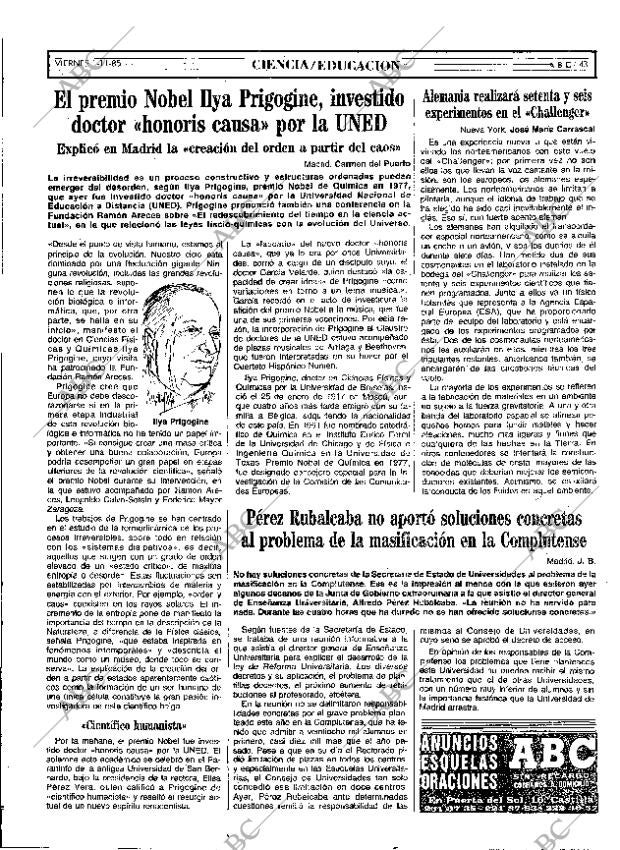 ABC MADRID 01-11-1985 página 43