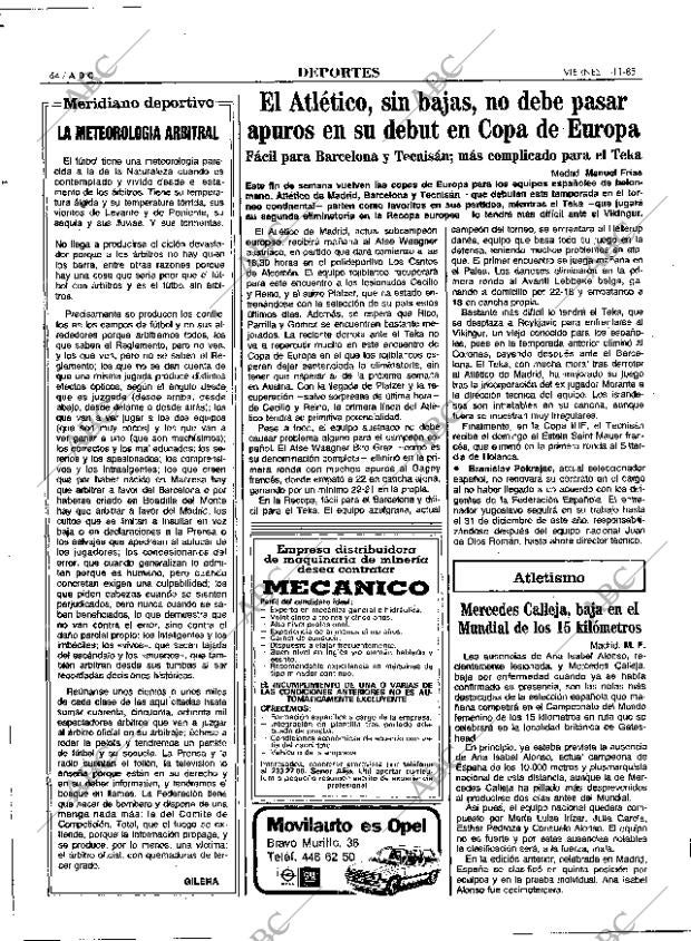 ABC MADRID 01-11-1985 página 64