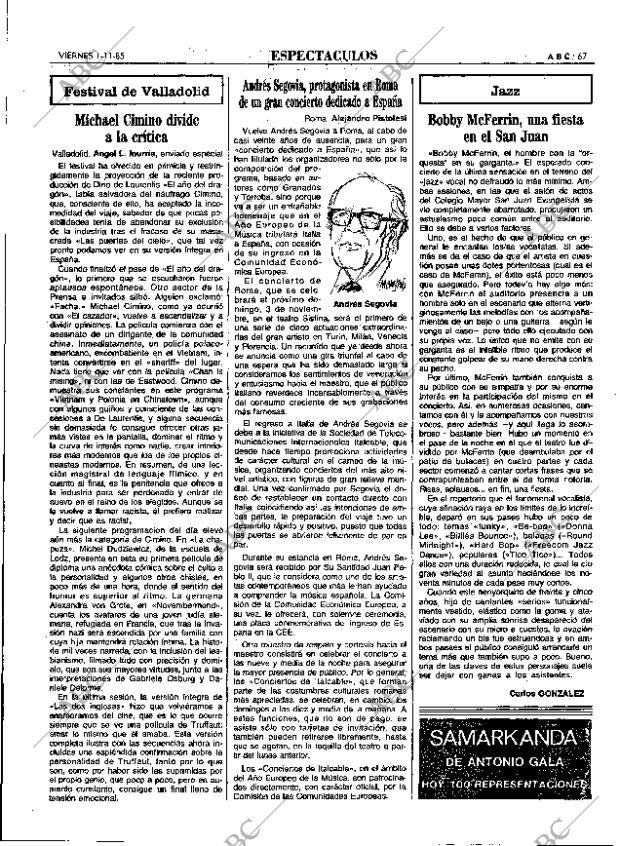 ABC MADRID 01-11-1985 página 67