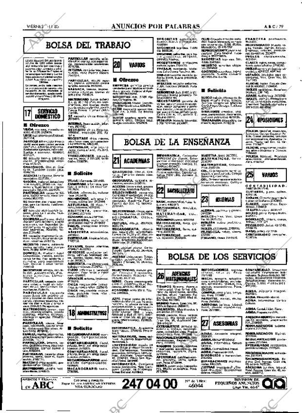 ABC MADRID 01-11-1985 página 79