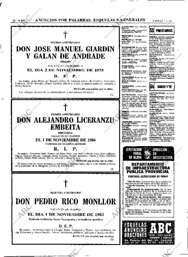 ABC MADRID 01-11-1985 página 82