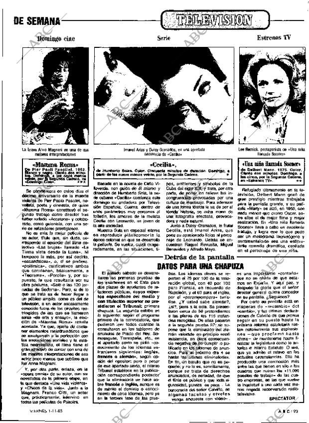 ABC MADRID 01-11-1985 página 93