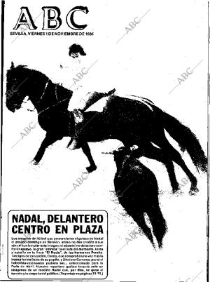 ABC SEVILLA 01-11-1985 página 1