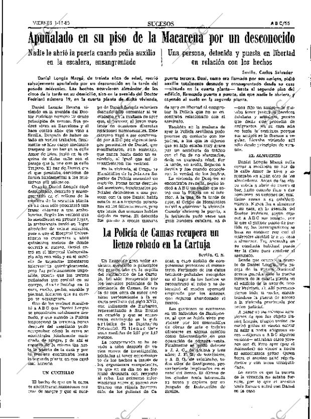 ABC SEVILLA 01-11-1985 página 55