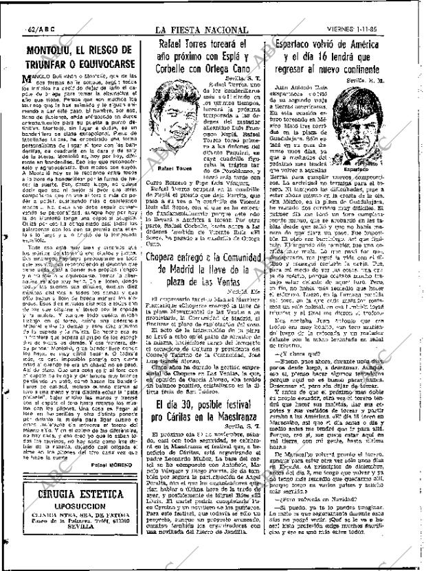 ABC SEVILLA 01-11-1985 página 62