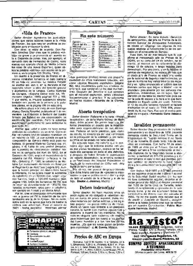 ABC MADRID 02-11-1985 página 14