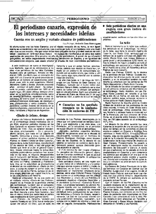 ABC MADRID 02-11-1985 página 42