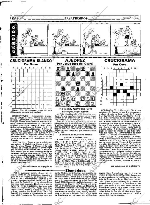 ABC MADRID 02-11-1985 página 84