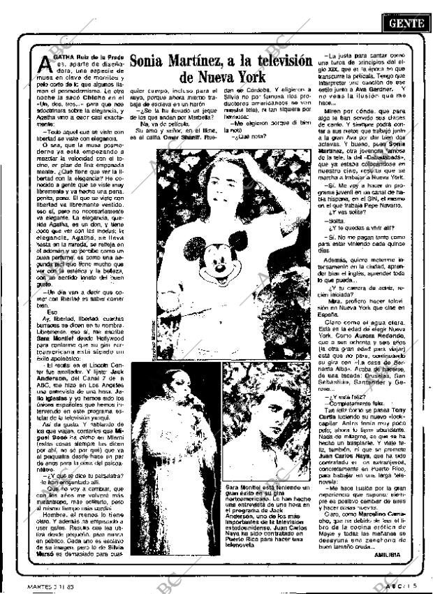 ABC MADRID 05-11-1985 página 115