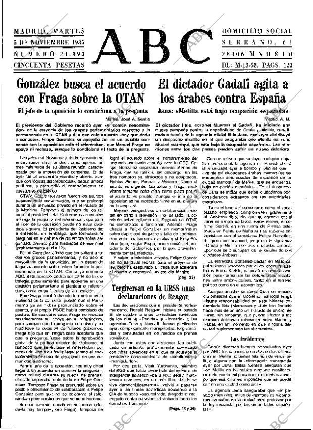 ABC MADRID 05-11-1985 página 17