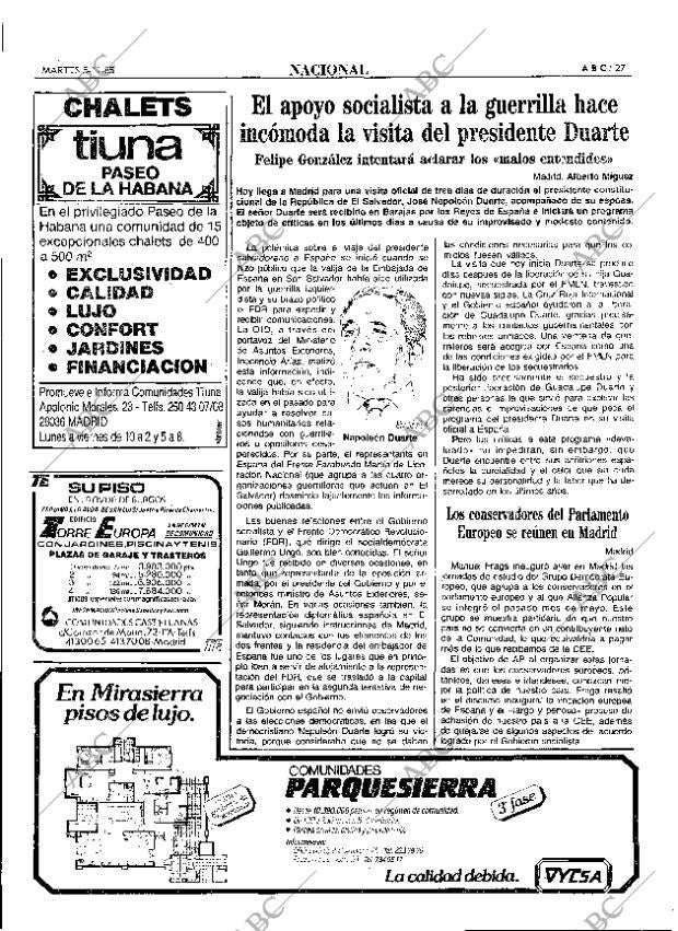 ABC MADRID 05-11-1985 página 27