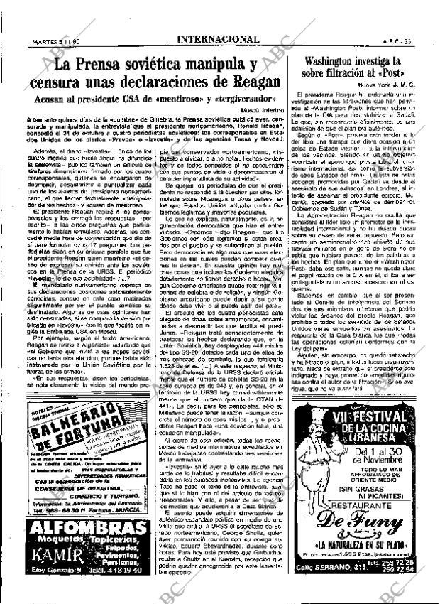 ABC MADRID 05-11-1985 página 35