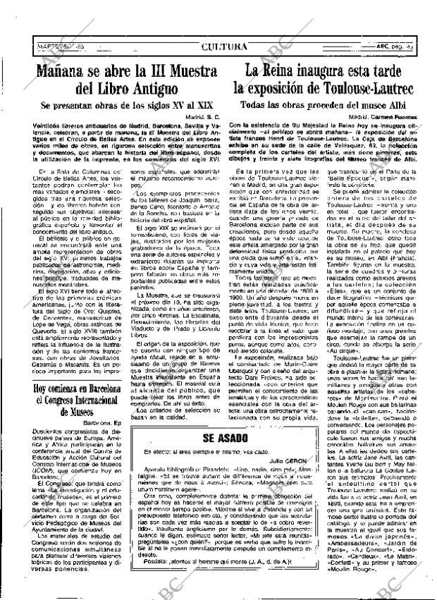 ABC MADRID 05-11-1985 página 45