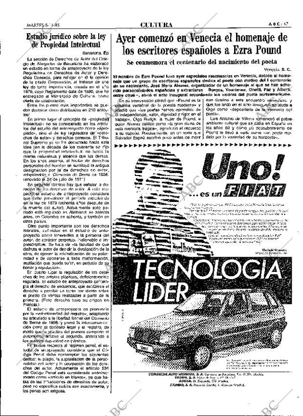 ABC MADRID 05-11-1985 página 47