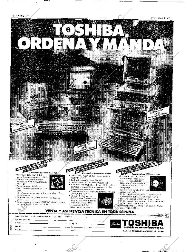 ABC MADRID 05-11-1985 página 54