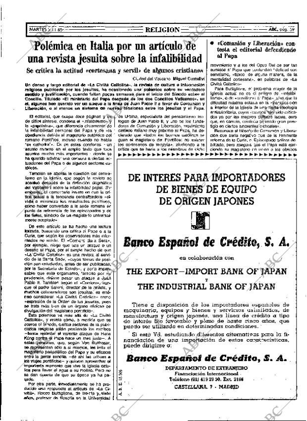 ABC MADRID 05-11-1985 página 59