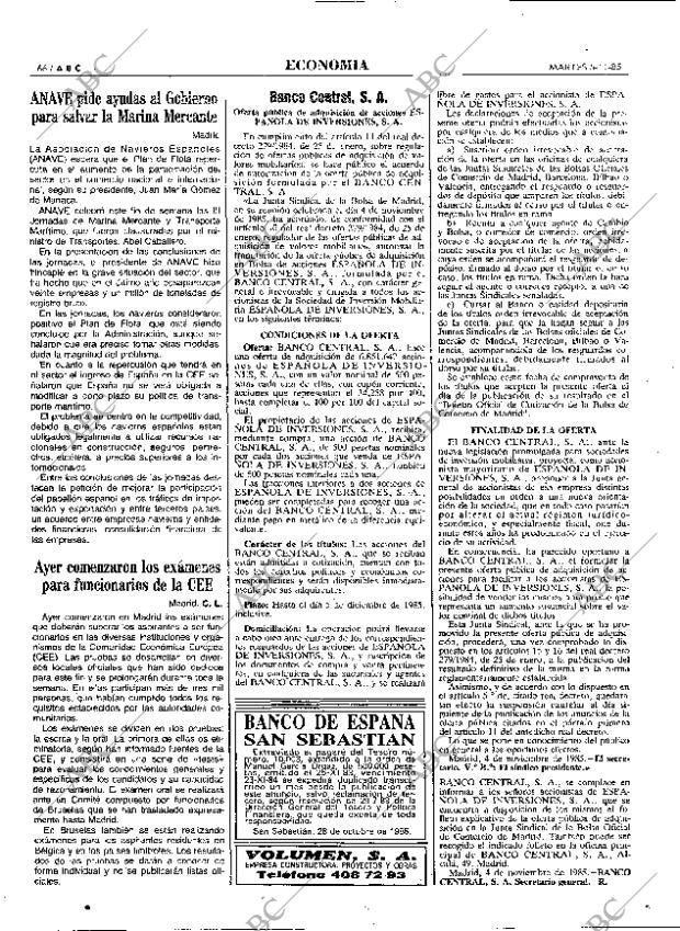 ABC MADRID 05-11-1985 página 66