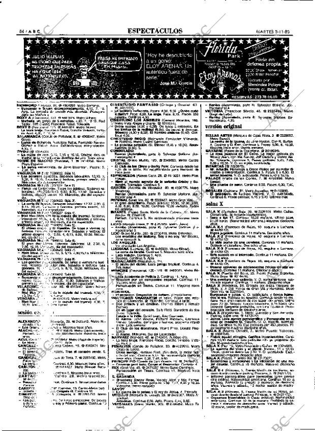 ABC MADRID 05-11-1985 página 86
