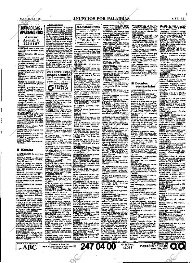 ABC MADRID 05-11-1985 página 93