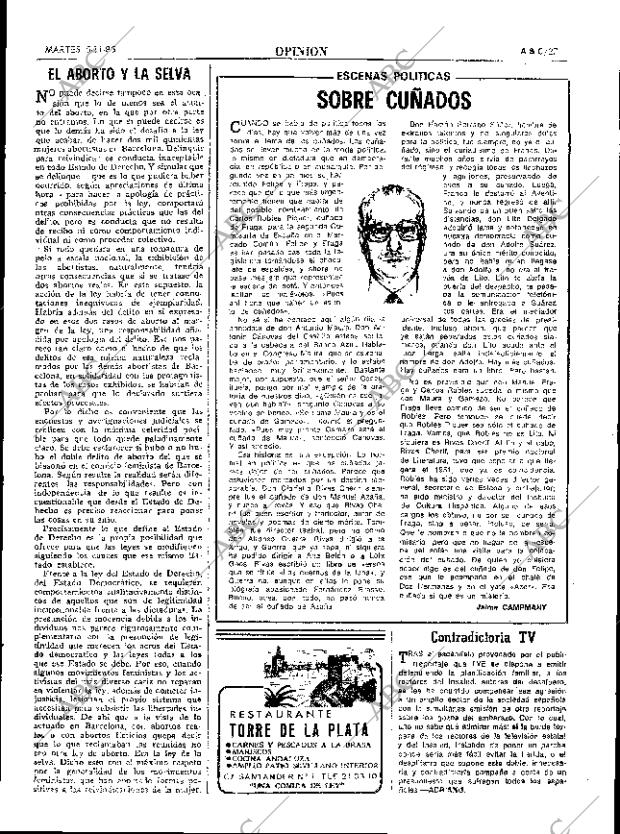 ABC SEVILLA 05-11-1985 página 27