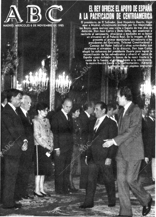 ABC MADRID 06-11-1985 página 1
