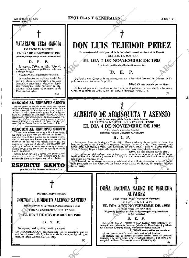 ABC MADRID 06-11-1985 página 101