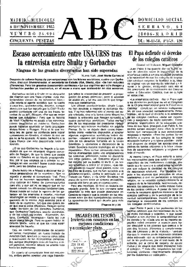 ABC MADRID 06-11-1985 página 17