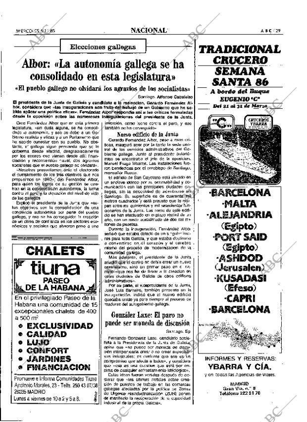 ABC MADRID 06-11-1985 página 29