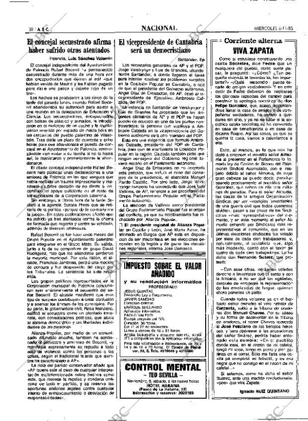 ABC MADRID 06-11-1985 página 30