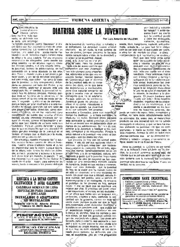 ABC MADRID 06-11-1985 página 38