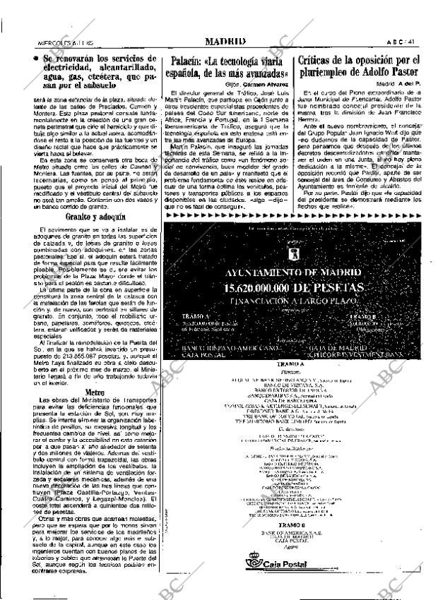 ABC MADRID 06-11-1985 página 41