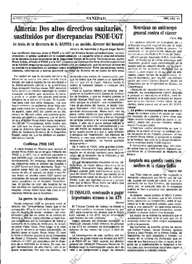 ABC MADRID 06-11-1985 página 45