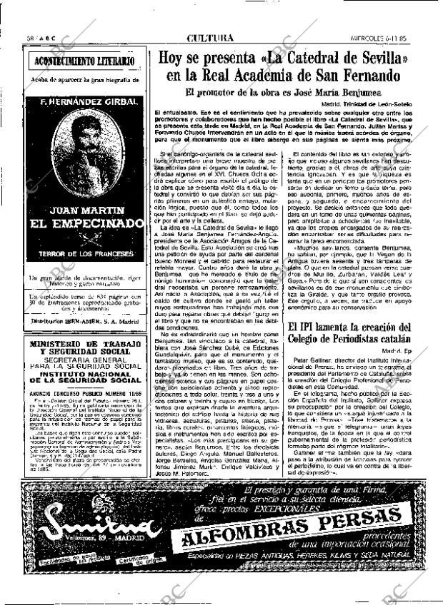 ABC MADRID 06-11-1985 página 58
