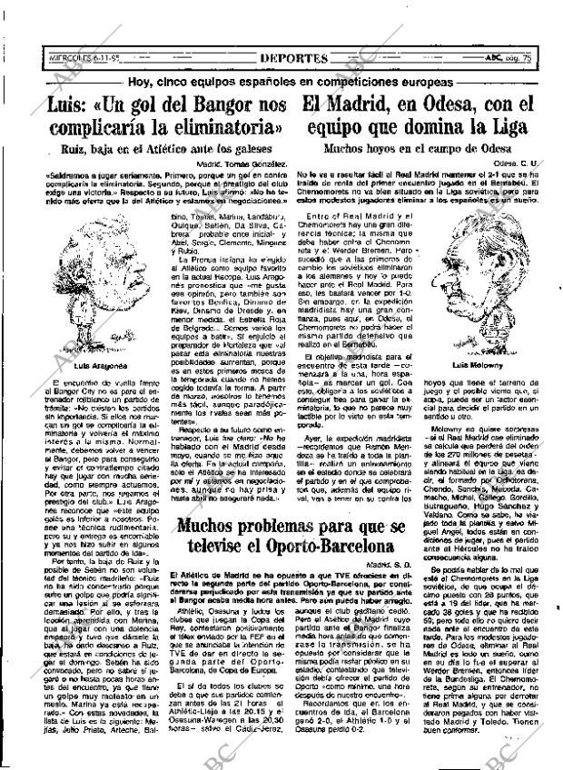 ABC MADRID 06-11-1985 página 75