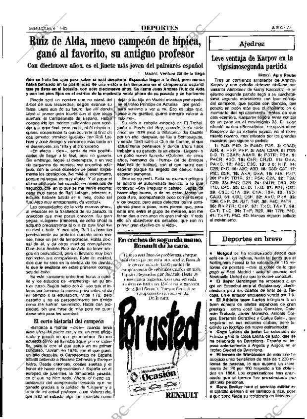 ABC MADRID 06-11-1985 página 77