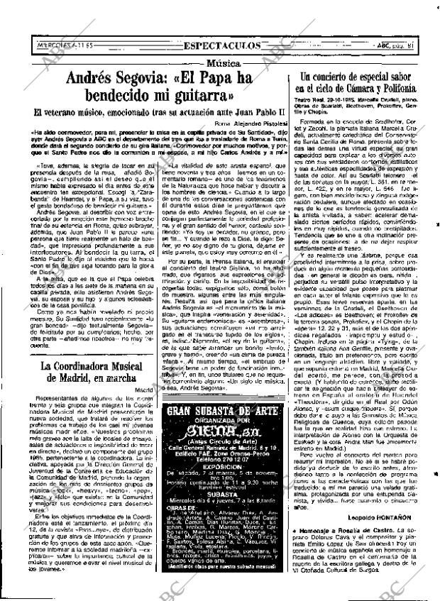 ABC MADRID 06-11-1985 página 81
