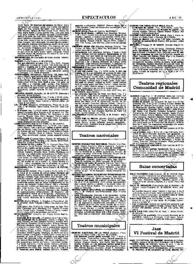 ABC MADRID 06-11-1985 página 85